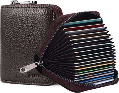 rfid leather wallets with 20 credit card slots|genuine leather rfid wallets.